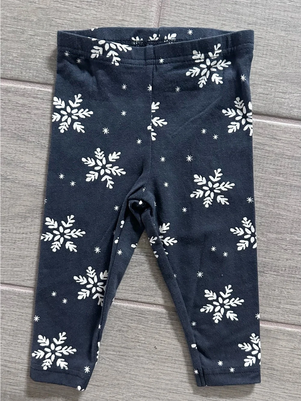 Carter’s 3pc Set Snowflake Peplum Top Bodysuit & Leggings Girls 9mo NWT